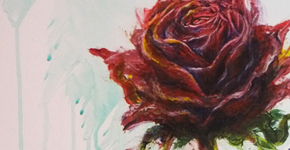 rose painting